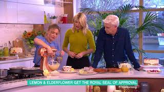 Juliet Sears Lemon and Elderflower Drizzle Cake  Part 1  This Morning [upl. by Ailesor]