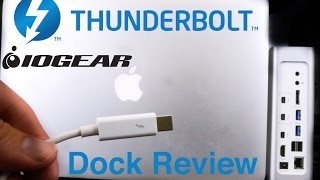 IOGEAR GTD732 Thunderbolt 2 KVMDocking Station Review [upl. by Ttocserp]