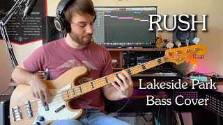 Rush  Lakeside Park  Bass Cover [upl. by Hsirrehc639]