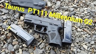 Taurus PT111 Millennium G2 great 9mm pistol for conceal carry or best 9mm concealed pistol [upl. by Nissensohn582]