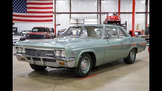 1966 Chevrolet Bel Air For Sale  Walk Around [upl. by Lehsreh]