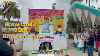 Gatorland 75th Anniversary Celebration Moment [upl. by Iey709]