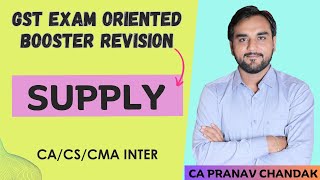 L2 Supply under GST FREE IDT Exam Oriented FREE BATCH  CA Pranav Chandak [upl. by Elletse]