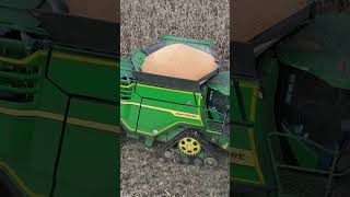 24 Reihen mit dem X9 1100 😎 johndeere landwrtschaft harvest dreschen farming mähdrescher [upl. by Broeder]