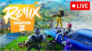 🔴 LIVE NEW FORTNITE Chapter 2 Remix Gameplay [upl. by Ahsinad]