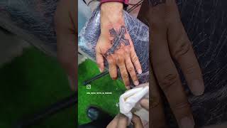 tattooartist tattoo yeshu cross christian tattooer tattooideas handtattoo shortvideo love [upl. by Econah]