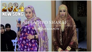 SHAADIYO SHARAF NEW SONG 2024 ASLUUB [upl. by Griffiths631]