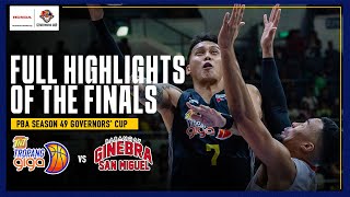 TNT v BRGY GINEBRA  FULL FINALS HIGHLIGHTS  PBA SEASON 49 GOVERNORS CUP [upl. by Sofia337]