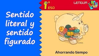 Sentido literal y sentido figurado 1º ESO Lengua [upl. by Nolad495]