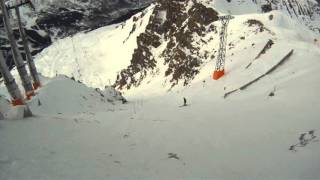 Couloir Tournier in Meribel  Richard Lonnon [upl. by Alue521]