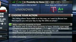 NCAA Football 11 Recruiting Tips [upl. by Kevin593]