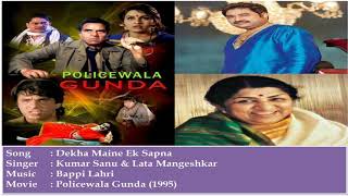 Policewala Gunda 1995  Dekha Maine Ek Sapna Audio Song  Kumar Sanu amp Lata Mangeshkar [upl. by Brownley70]