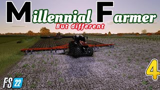 Millennial Farmer Farming Simulator 22  Corn Harvest Day 2  4 [upl. by Ehcor]