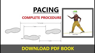 How to Measure Distance by Pacing in Field  Complete Procedure Measurement Method in Land Surveying [upl. by Annodal]