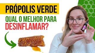 QUAL O MELHOR PRÓPOLIS PARA DESINFLAMAR [upl. by Atinas]