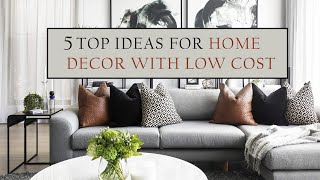 Home decoration idea with low cost  5 tips [upl. by Aeila]