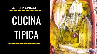 Tutorial ricetta originale Come fare le alici marinatecucinatipica [upl. by Llekim]