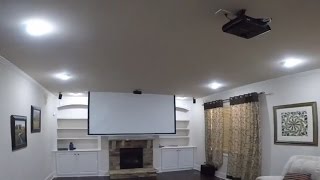 Recessed Projector Screen [upl. by Annazor]