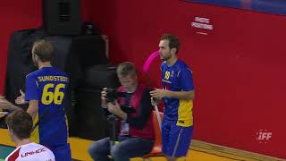 2018 Mens WFC  SWE v DEN Highlights [upl. by Pani766]