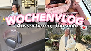 AUSSORTIEREN JOURNALN ME TIME  Wochenvlog  Hannah Theresa [upl. by Yenahs547]