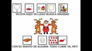 BLANCA NAVIDAD con pictogramas [upl. by Halet]