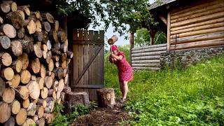 Sweet Harvest Collecting Blueberries and Making Syrup and Jam in a Mountain Village [upl. by Annaicul293]