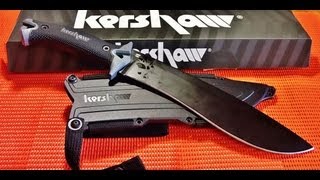 Kershaw Camp 10 knife unboxing  first impretions [upl. by Ecnarrat]