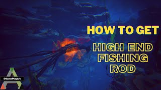 Killing Alpha Tusoteuthis to get a High Level Fishing Rod Ark Survival Evolved [upl. by Wasson493]