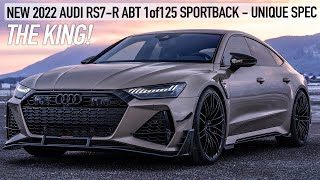 THE KING NEW 2022 AUDI RS7R SPORTBACK 740HP 1of125  SANDBEIGE COLOR and STUNNING LOCATIONS  4K [upl. by Parshall914]