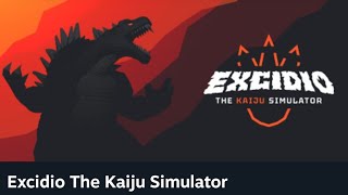 Excidio The Kaiju Simulator PC Gameplay 4K [upl. by Ettegroeg]