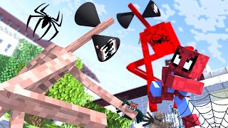 Siren Head in Minecraft Spider Man Version [upl. by Ikram]