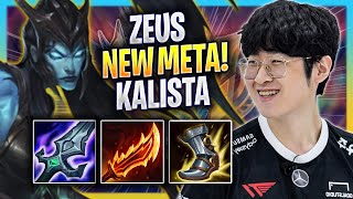 ZEUS CRAZY NEW META KALISTA TOP  T1 Zeus Plays Kalista TOP vs Malphite  Season 2023 [upl. by Atinrev]