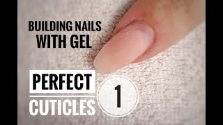 Perfect cuticles  Removing Dead Skin From Nails  HOW TO REMOVE CUTICLES  Shellac manicure [upl. by Alraep]