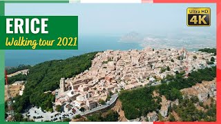 ERICE Sicily Italy walking tour in 4k 2021 [upl. by Veronique631]