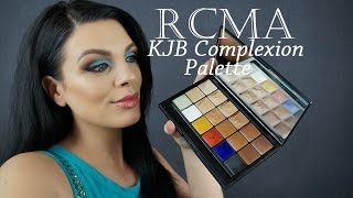 RCMA KEVIN JAMES BENNETT KJB COMPLEXION PALETTE  REVIEW AND DEMO [upl. by Shepp]