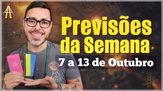 PREVISÕES DE 07 A 13 DE OUTUBRO Todos os Signos [upl. by Plath]