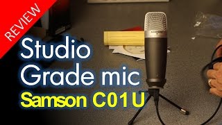 Product Review Samson C01U Studio Condenser Microphone [upl. by Atekan]