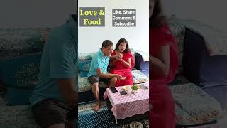 Love amp Food  प्यार और खाना  Rajnit Kumar RupaliRajnit Funny Comedy Trending [upl. by Ahs]