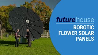 Robotic Flower Solar Panels  Future House  Ask This Old House [upl. by Ahsocin]