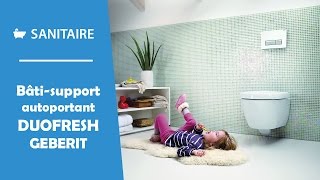 Bâtisupport Geberit Duofresh autoportant [upl. by Akinahs]