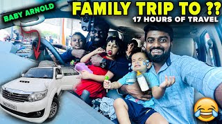 Family TRIP 👪 17 hours of Drive in Baby Arnold 💪 DAN JR VLOGS [upl. by Lesya]