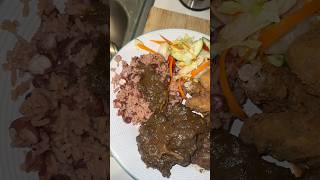 Cooking oxtail 😋 youtubeshorts food cooking jamaica [upl. by Ecienaj]