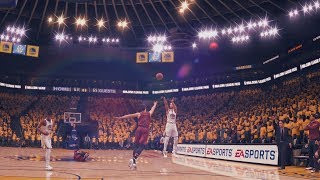 NBA Live 18 Cavs vs Warriors  LeBron Vs Steph Duel in Final Minute  CRAZY [upl. by Arrehs]