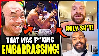 MMA Community Reacts  Anthony Joshua vs Francis Ngannou HIGHLIGHTS Boxing [upl. by Elizabeth]