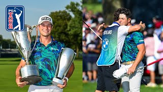 Every shot from Viktor Hovland’s win at BMW Championship  2023 [upl. by Leunad341]