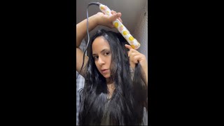 how to make waves with hair straightener [upl. by Xam]