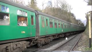 Mid Hants Railway Tuesday 29th December 2015 [upl. by Hnil]