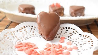 DOLCETTI FACILI E VELOCI PER SAN VALENTINO  Cuori di Pane al Cioccolato [upl. by Nosaes426]