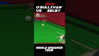 Osullivan vs Selby WSC 2014 Bad Miss Pink snooker snookermoments snookertime wst shorts [upl. by Nodlew]