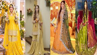 Bridal Mehndi Dress Designs 2024  Trendy Collection mehndidress bridal [upl. by Eldoria]